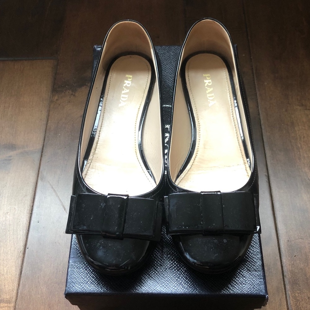 Prada black flats